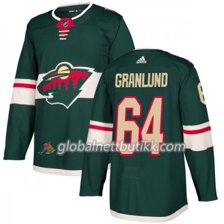 Minnesota Wild Hockeydrakt Mikael Granlund 64 2017-2018 Grønn Adidas Authentic - Herre